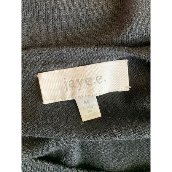 Jaye.e black long sleeves casual top size M - Picture 3 of 8